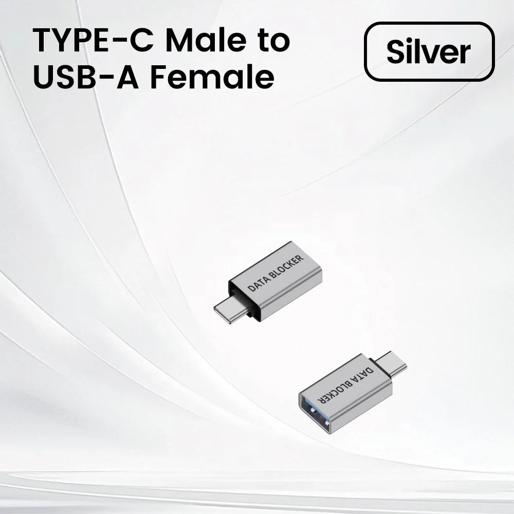 USB Data Blocker Anti Hacking Charge-Only Convenient Data Sync Blockers USB Defenders For Travel Charging Anti Privacy Leak