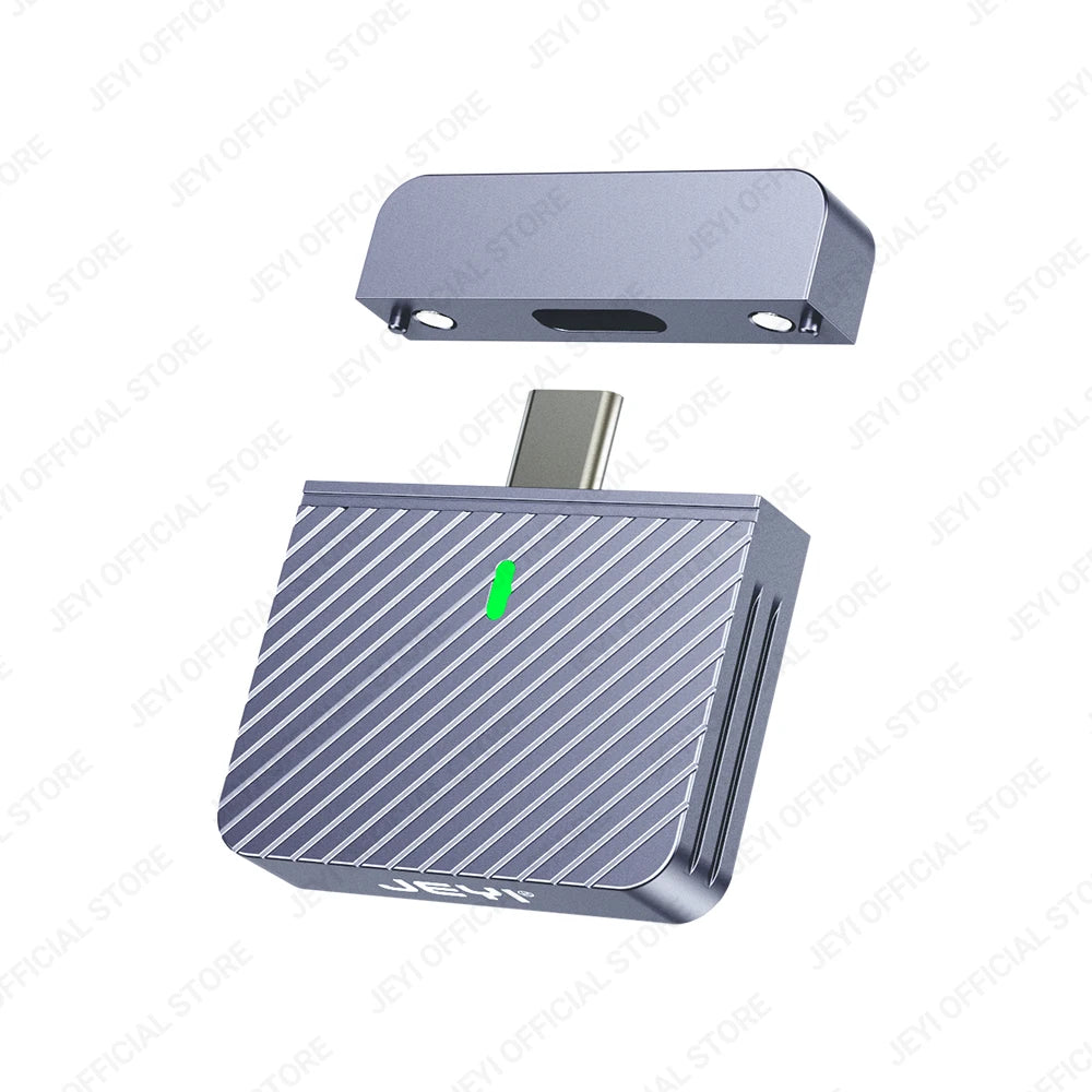 JEYI 2230 M.2 NVMe SSD Enclosure-USB 3.2 (10Gbps)Aluminum Enclosure with Magnetic Protective Cover,Direct-plug Design,TYPE-C