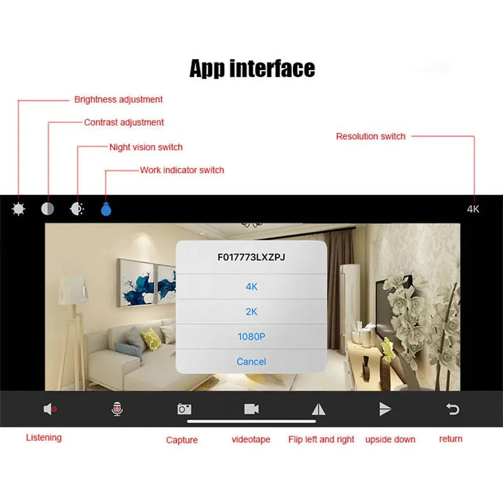 Mini Camera DIY Portable Surveillance Cameras With WiFi Motion Detection Remote View Security Protection Video Recorder