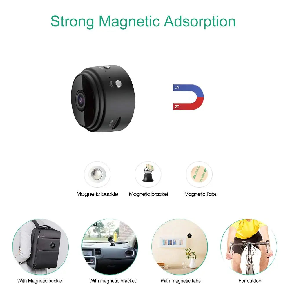 Mini A9 Camera Micro Home Video CCTV Security Surveillance with Wifi IP Wireless Camara Sensor Infrared CMOS 2MP Telefon Alarm