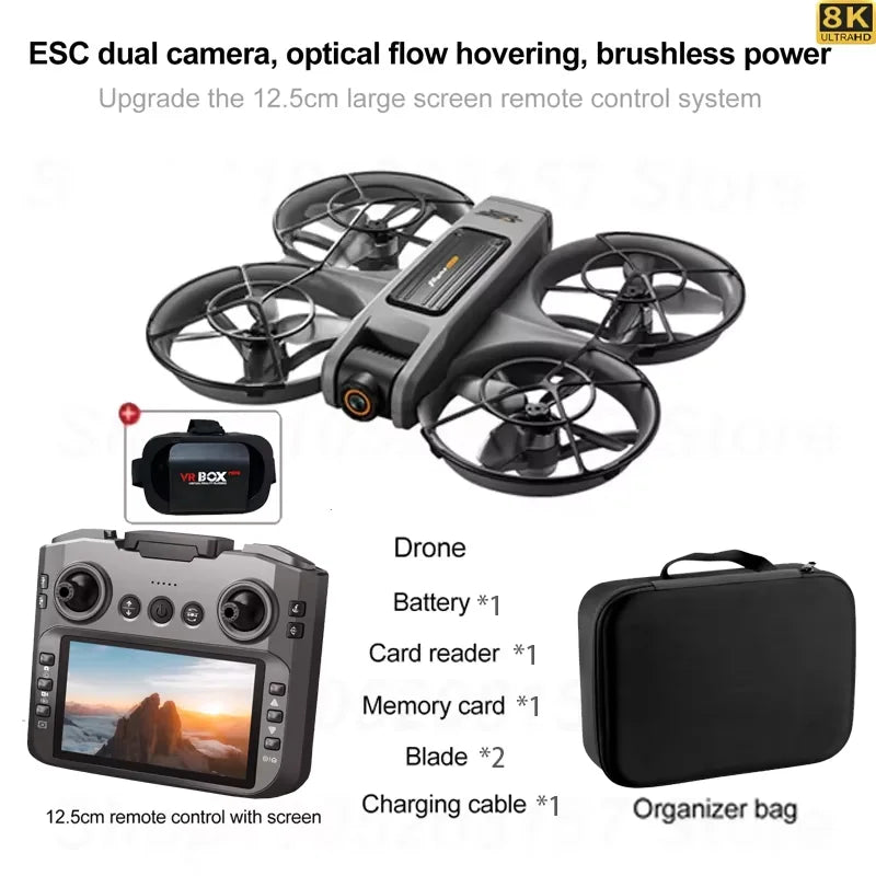 New S156 Drone Professional HD Dual ESC Camera FPV WiFi RC Dron Brushless Motor with Optical Flow Positioning Quadcopter Drone