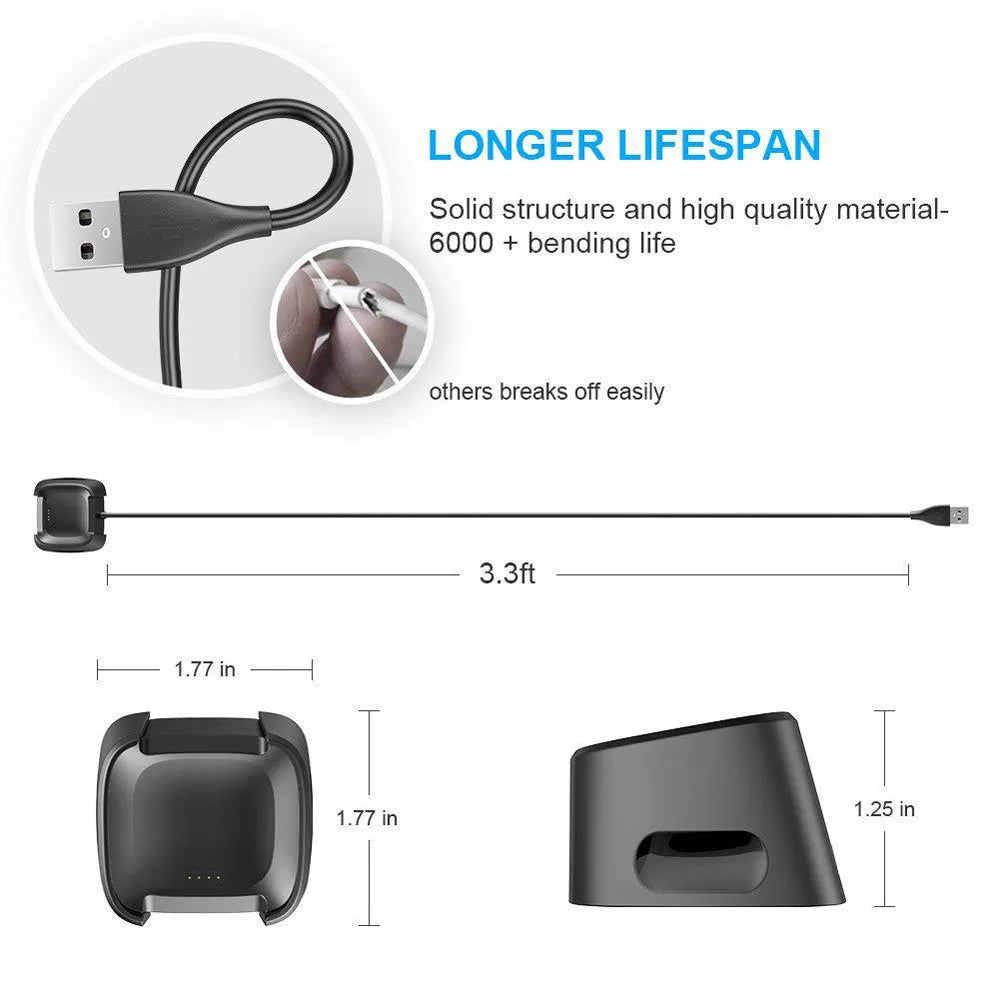 Portable USB Charging Cable Fast Charging Charging Dock Chargers Charger Dock Cradle Watch Charger