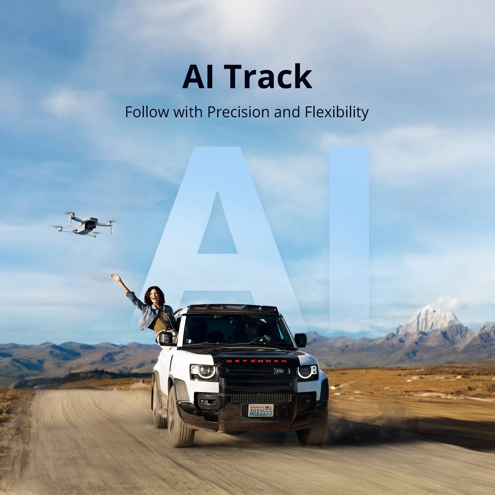 Potensic Drone ATOM 2 Fly More Combo 8K HDR Drone10KM Transmission, AI Tracking, 48MP Camera, Under 249g Foldable RC Quadcopter