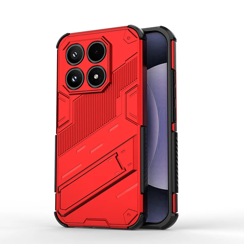 Punk bracket Phone Case For Xiaomi 17 Case Anti-fall For Xiaomi 17 5G China Protector чехол Back Cover For Xiaomi 17 5G China