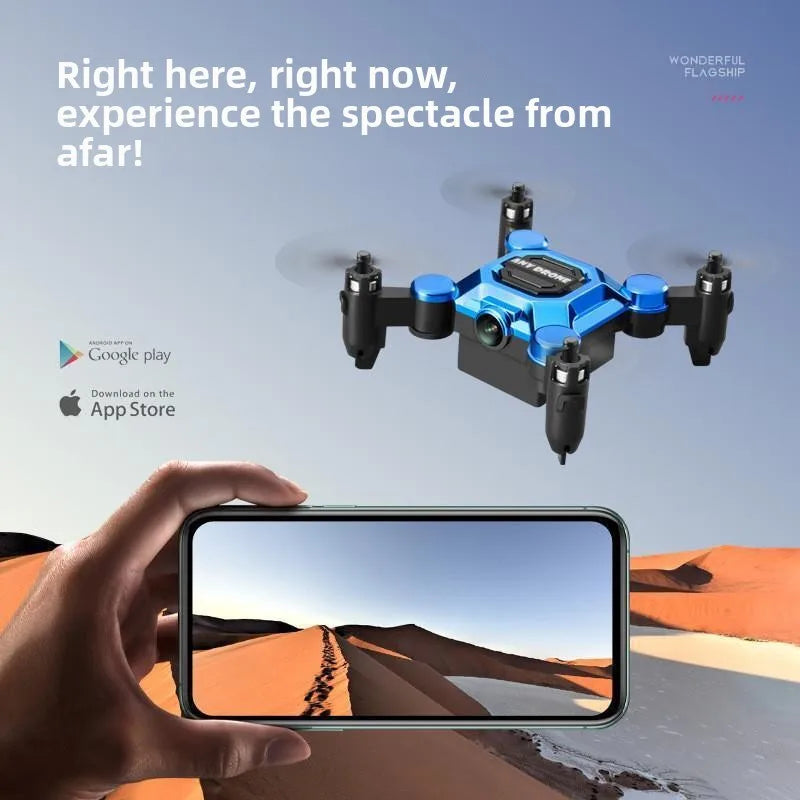 Mosquito drone, mini folding drone, aerial camera drone, student remote-controlled helicopter, small toy