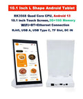 New Android 13 Vertical Screen Menu Machine, Portrait Touch Screen Ordering Kiosk, Customer Rating Device, Loyverse POS Terminal