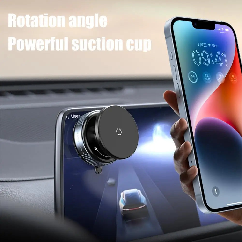 Car Mount Mobile Phone Holder Vacuum Magnetic Suction Cup Stable Bracket For Car Navigation 15 14 13 Samsun