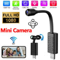 Mini 4K USB WiFi Surveillance Camera Flexible Lens Cable Motion Detection Video Recorder Portable Security Monitoring Camcorder