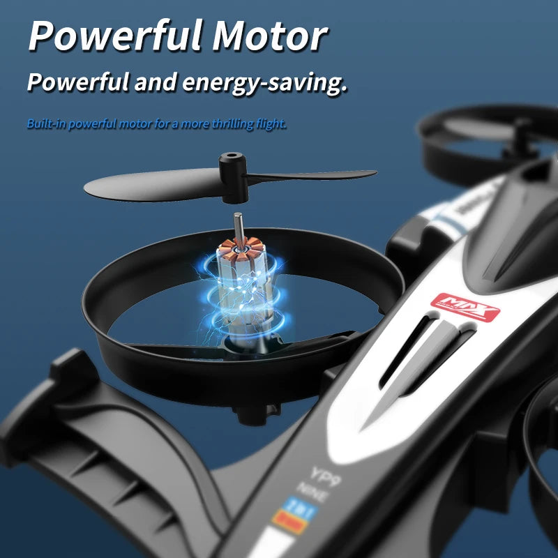 Land-Air Dual Mode Quadcopter Stunt Drift Racing Car 2 in 1 Aerial Vehicle Fixed-Wing Model Aircraft Flying Drone Xmas Gifts ﻿