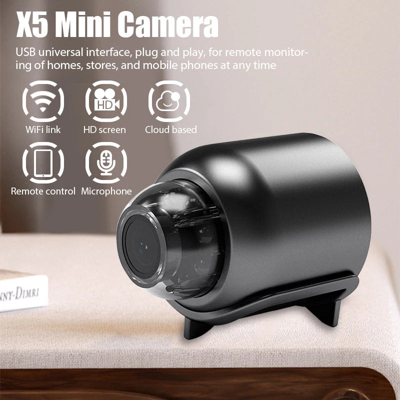 Mini Camera Wireless 1080P Surveillance Security Video Cam Night Vision Motion Detect Camcorder Mini Cam Monitoring Smart Home
