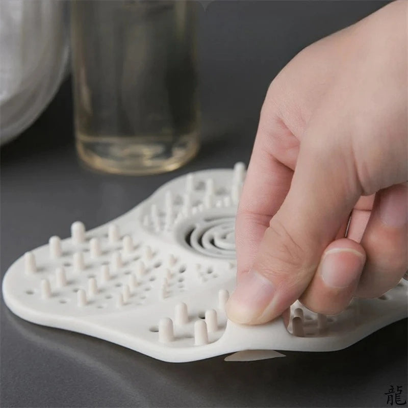 Shower Hair Filter Stopper Anti-blocking Hair Catcher Strainer Sewer Bathroom Floor Drain Cover Kitchen Sink Deodorant Trap Plug