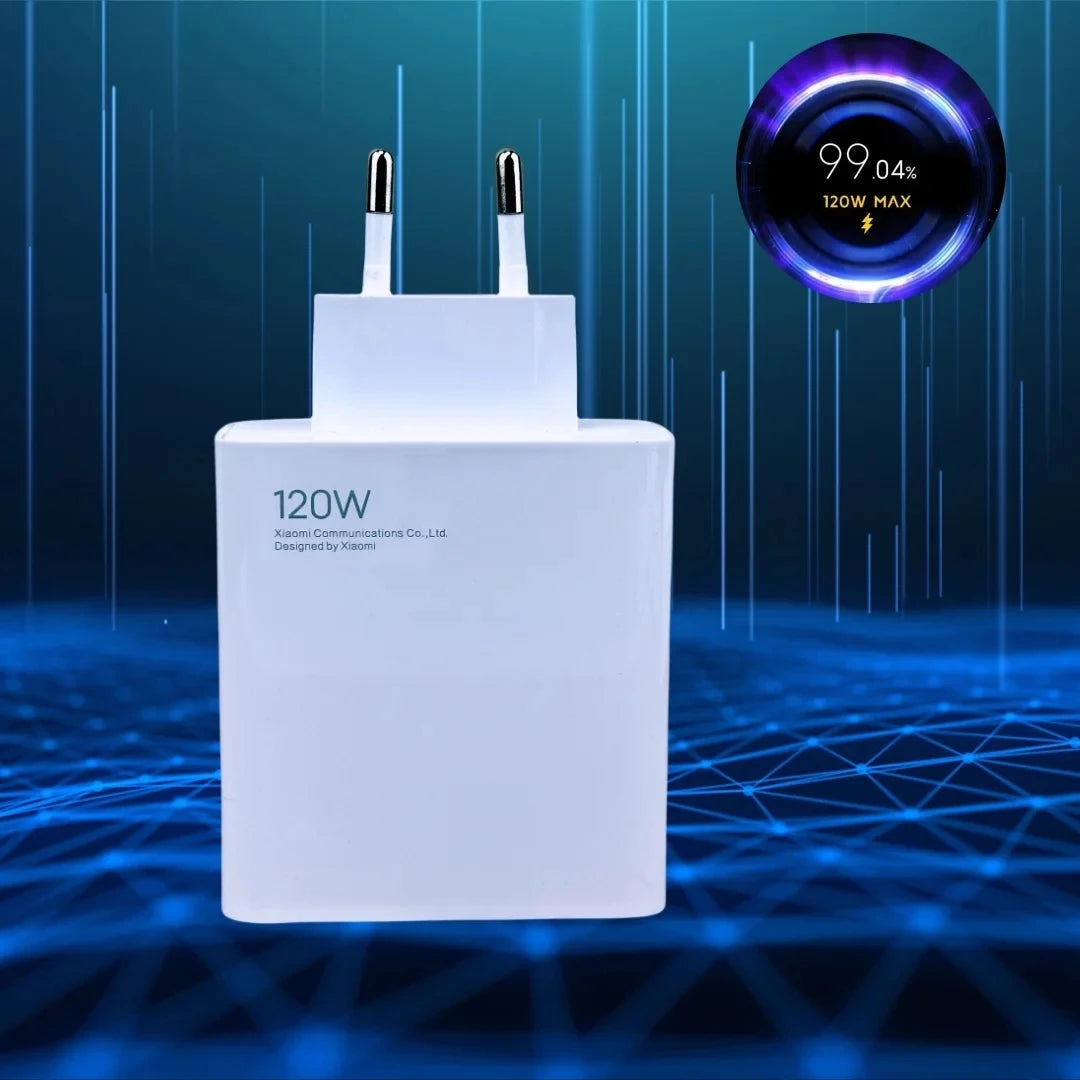 Oiginal 120W Charger Turbo Fast Charge Eu/Us Hypercharge Adapter for Xiaomi Redmi Note 11 12 13 Pro Plus 5G Mi 14 13 13T Cable