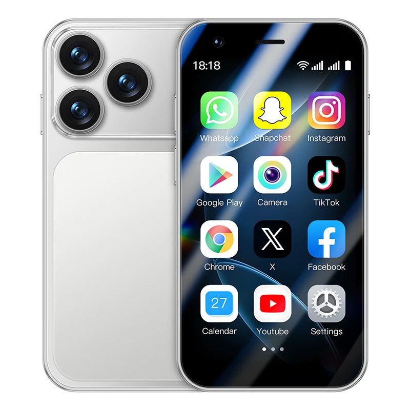 ONEMYTH A17 Mini Android8.1 Smart Phone 3.0 Inches 2GB RAM 16GB ROM Dual SIM Standby Play Store 3G Little Phone