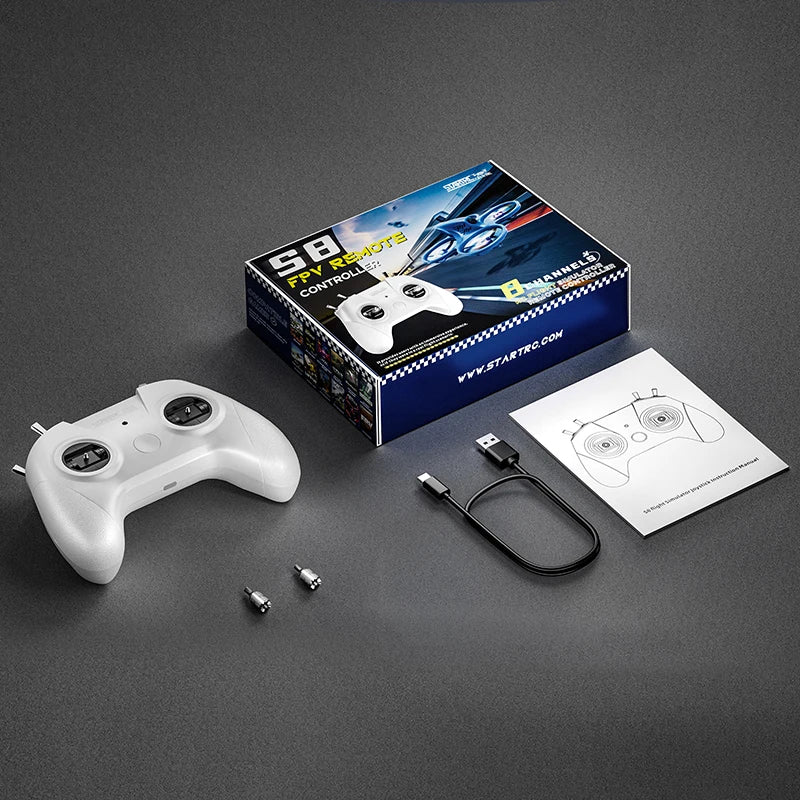 Drone Training Simulator Remote Control Handle FPV Drone 8CH Flight Simulator Controller Mode 1/2 DJI DRL Liftoff Accessories