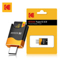 KODAK T330 Type-C TF Card Reader High-Speed OTG Adapter for Smartphones Tablets PC USB C Micro SD Memory Card