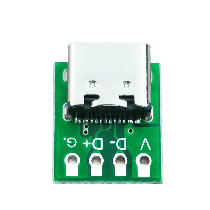 1/5/10Pcs USB 3.1 Type C Connector 16 Pin Test PCB Board Adapter 16P Connector Socket For Data Line Wire Cable Transfer