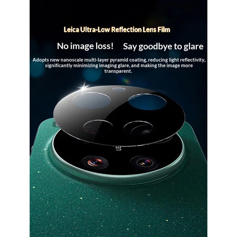 For Xiaomi 17 Ultra Black Camera Lens Protectors Case Back Glass for Mi 17Ultra 17ULTRA Positioning Lens Protective Film Cover