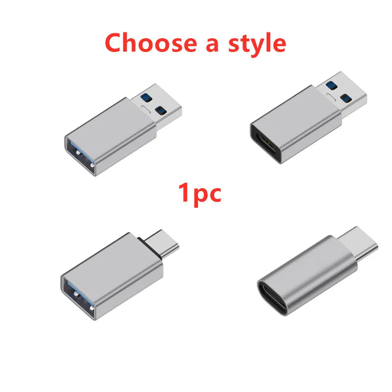 USB Data Blocker & USB C Data Blocker, USB-A to USB-A / USB-C to USB-C Data Blocker Adapter Only Charge, Protect data security