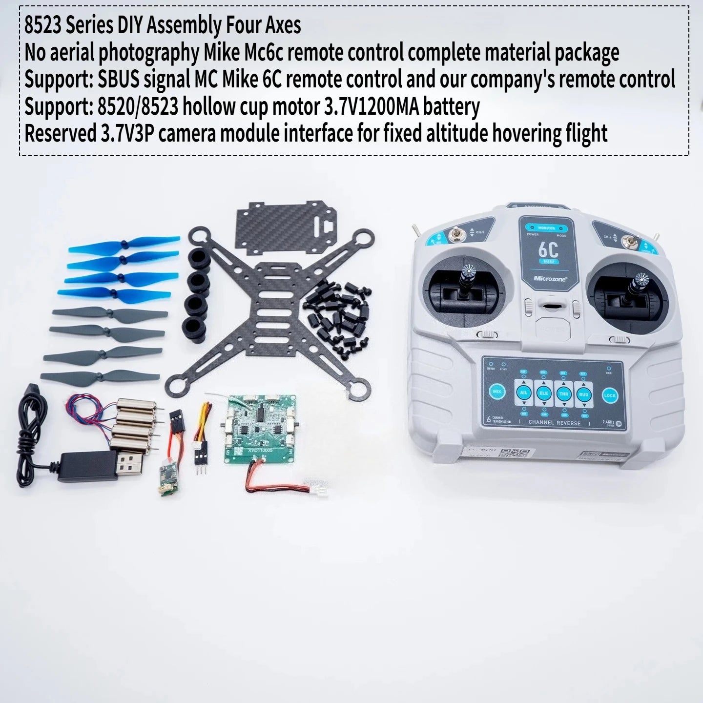 Drone DIY RC Aircraft Accessories Quadcopter Assembly Drone Model Set