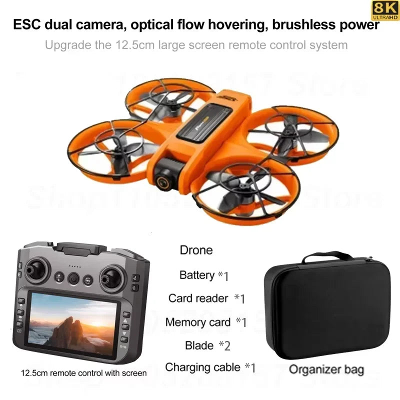 New S156 Drone Professional HD Dual ESC Camera FPV WiFi RC Dron Brushless Motor with Optical Flow Positioning Quadcopter Drone