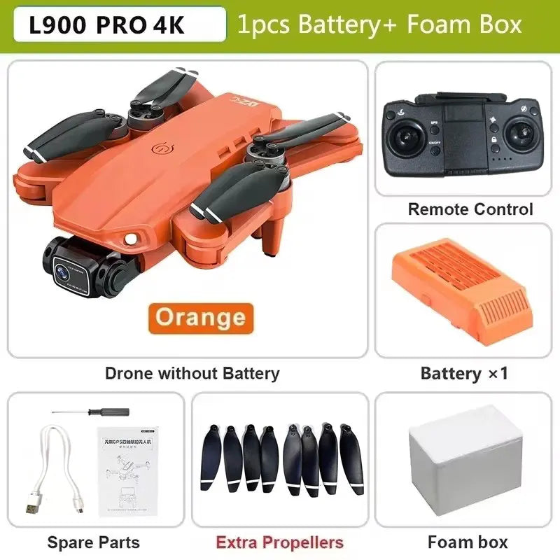 LYZRC Drone L900 Pro 4K Professional 5G GPS HD Dual Camera Photography Brushless Foldable Quadcopter RC Distance 1.2KM Rc Drones