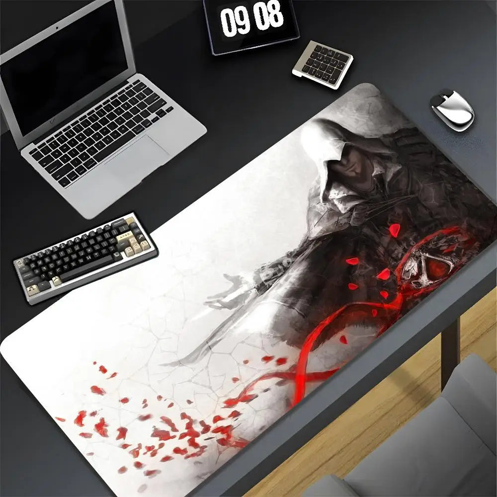 Assassin s Creed Mouse Pad Cartoon Lockedge Large Gaming Pad Computer Gamer Keyboard Mat Desk Mousepad PC Desk Pad