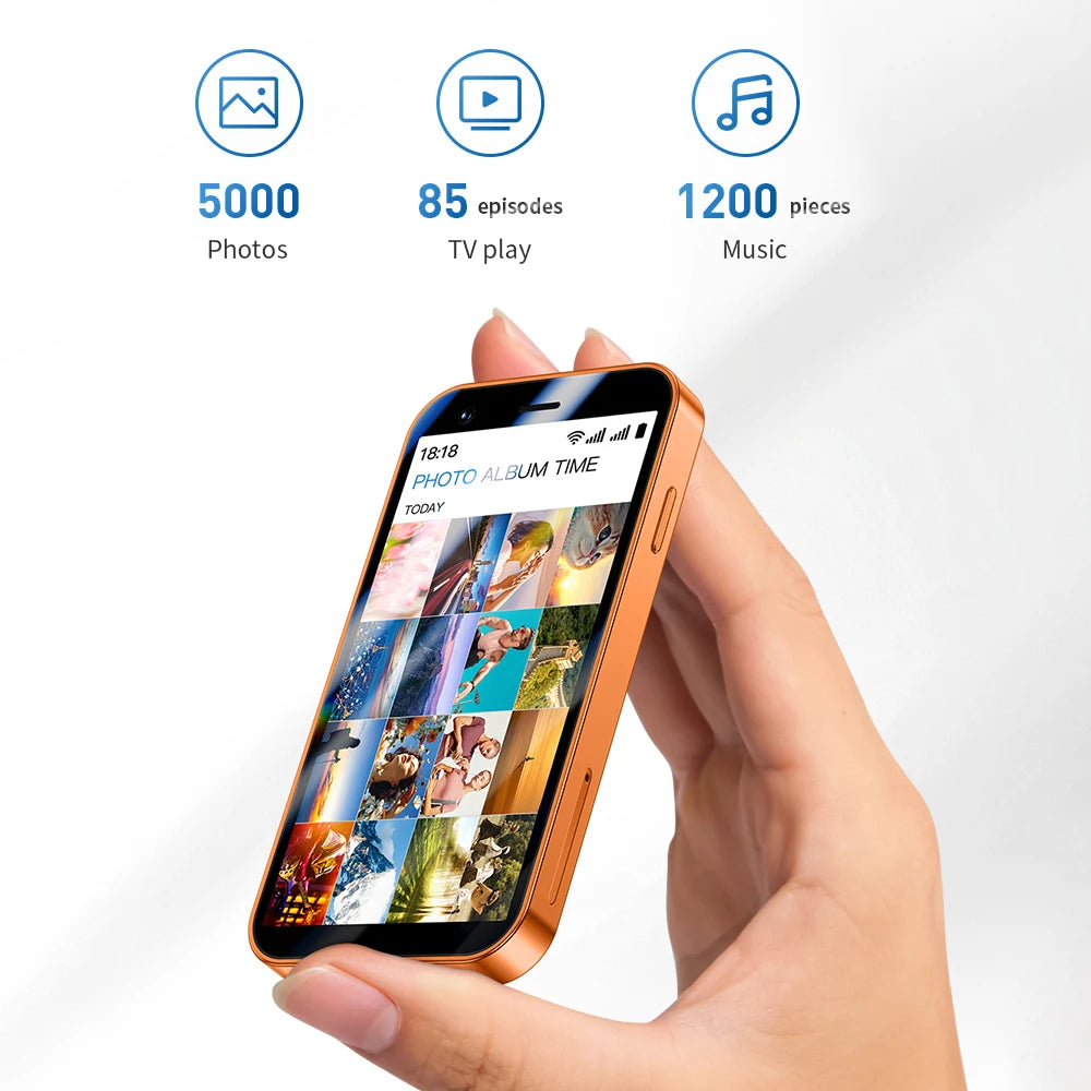 ONEMYTH A17 Mini Android8.1 Smart Phone 3.0 Inches 2GB RAM 16GB ROM Dual SIM Standby Play Store 3G Little Phone