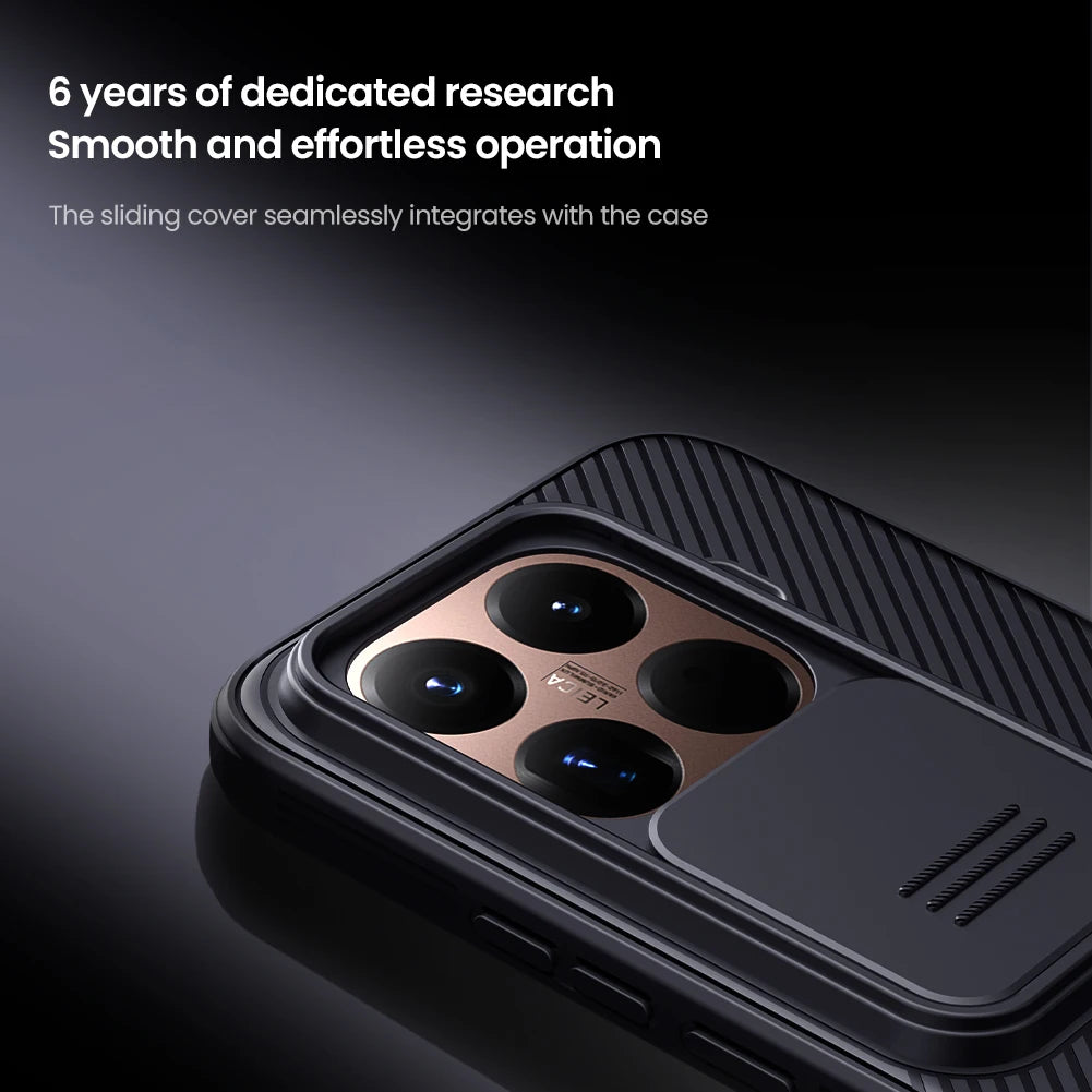 For Xiaomi 15t Pro Case NILLKIN Fitted Case Camshield Super Frosted Shield Case Lens Protection Cover For Xiaomi 15t Pro