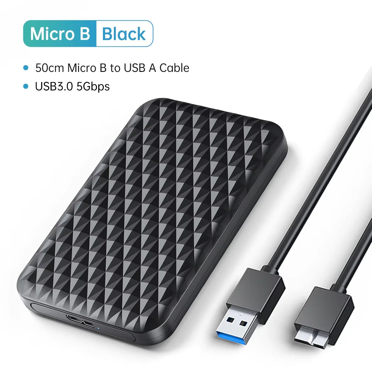 ORICO 2.5" Inch Hard Drive Enclosure 2.5 SATA to USB3.0 External Hard Disk HDD Case 5Gbps Hard Disk Storage Box Cover Housing