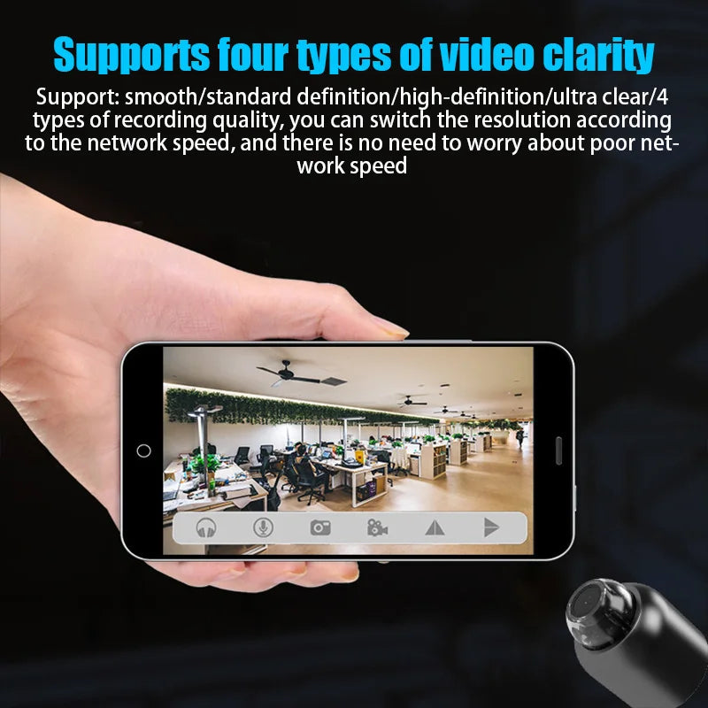 Mini Camera Wireless 1080P Surveillance Security Video Cam Night Vision Motion Detect Camcorder Mini Cam Monitoring Smart Home