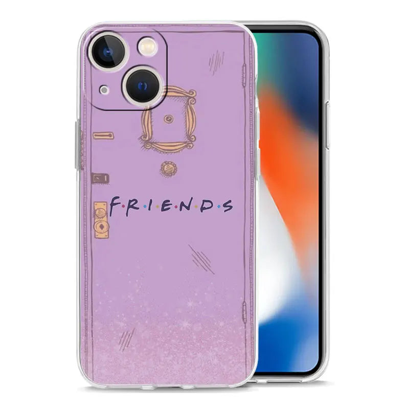 Phone Case For iPhone 16 15 14 13 12 11 Pro Max XS X XR 7 8 Plus soft TPU Clear Cover Central Perk Coffee friends tv Show