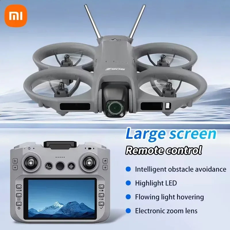 Xiaomi Z906 Drone 8K Aerial HD Intelligent Avoiding Obstacle with Larger Screen Remote Control Folding Brushless Power GPS Drone