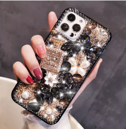 Moto G86 5G Bling Case For Motorola Moto Edge 50 60 Fushion Neo 60pro G24 G34 G75 G55 G15 G56 Cover Luxury Diamond Telefon Funda