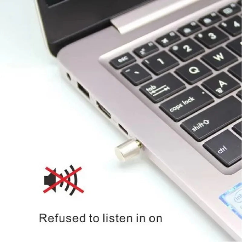 MIC Audio Blocker - Mic Lock for Ear plugs of Mic Guard and Guard your privacy for Laptops,Tablets,Smartphones
