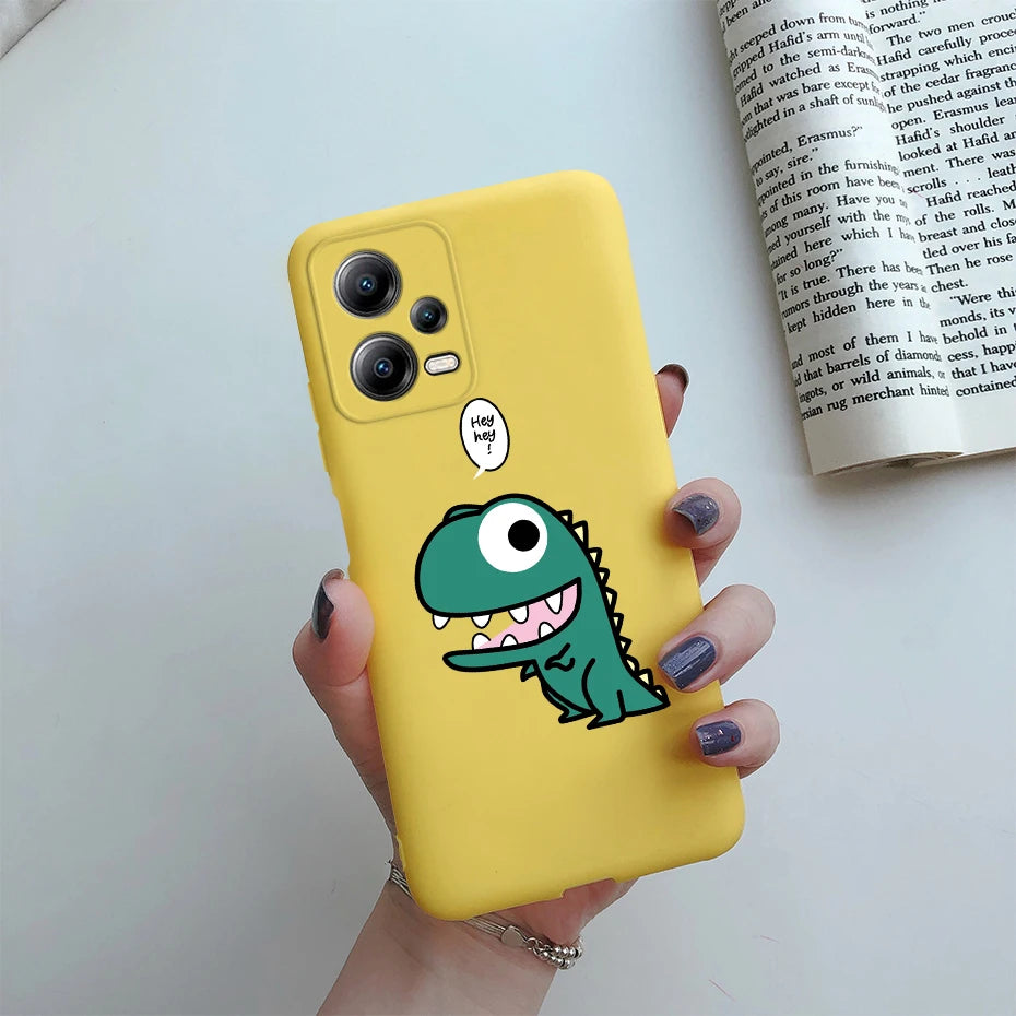 Poco X5 Case For Xiaomi Poco X5 Pro Soft Silicone Cover Cute Cartoons Phone Case For Xiomi Poco X5 Coque PocoX5 X 5 X5Pro Funda