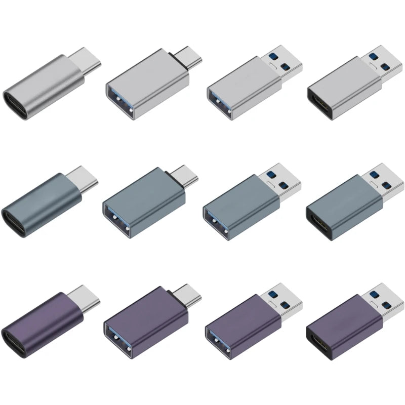 USB Data Blocker & USB C Data Blocker, USB-A to USB-A / USB-C to USB-C Data Blocker Adapter Only Charge, Protect data security