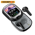 SE-ONE smart headphones with LED full-color sliding touch screen support wireless TWS headphones for receiving APP information.