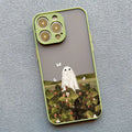 Case For iPhone 17 15 14 11 Pro Max 16 13 12 Mini Pro Max XS X XR 14 15 16 Plus Aesthetic Cute Ghost Art Shockproof Covers