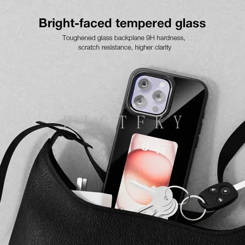 New-tech NFC Function 4 Colors E ink Phone Case For iPhone 16 15 14 13 Pro Max DIY Screen Smart Phone Case Fundas Battery Free