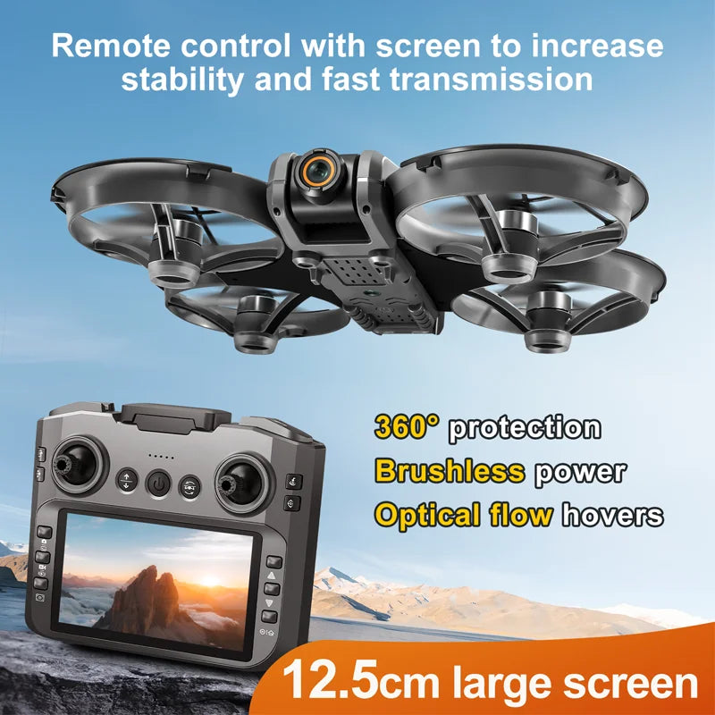 New S156 Drone Professional HD Dual ESC Camera FPV WiFi RC Dron Brushless Motor with Optical Flow Positioning Quadcopter Drone