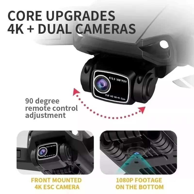 LYZRC L900 Pro SE MAX Drone 4K Professional Dual HD Camera GPS 5G WIFI 360° Obstacle Avoidance Brushless Motor Rc FPV Quadcopter