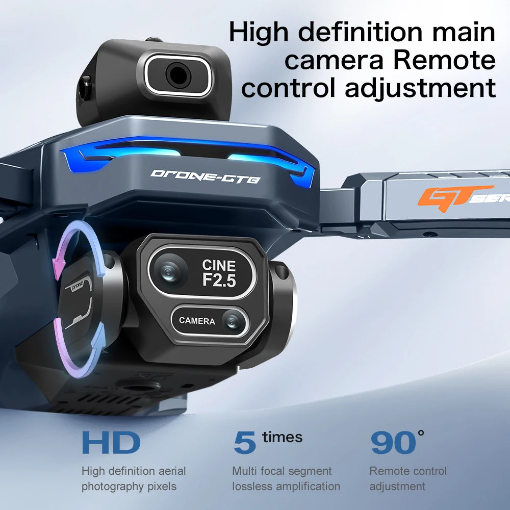 Hot New 2026 Quadcopters RC Flow Optical Photography Aerial Motor Brushless Control Remote Screen Large with Camera 8k Drone GT8
