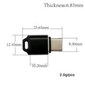 New USB-C MIC Blocker Anti Eavesdropping Microphone Privacy Plug Keep Conversation Safe for Smartphones Tablets Laptops