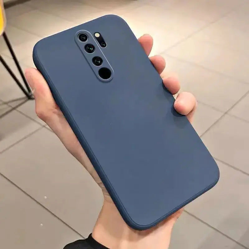Square Matte Silicone Case for Xiaomi Redmi Note 8 Pro Cover Redmi Note8 Pro Shockproof Basic Cover Fundas