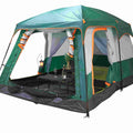 6-8-12 Person Large Family Camping Tent Easy Pop-Up 2 Bedrooms 1 Living Room Spacious Waterproof Breathable Outdoor Shelter