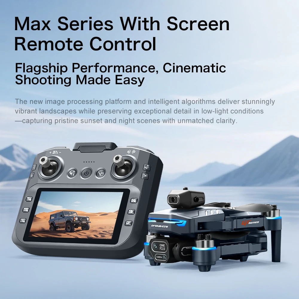Hot New 2026 Quadcopters RC Flow Optical Photography Aerial Motor Brushless Control Remote Screen Large with Camera 8k Drone GT8