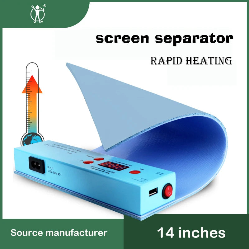 universal 14 inch iphone ipad Android lcd screen heating separation tool,50-120℃,special tool for splitting screen,fast warming