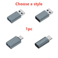 USB Data Blocker & USB C Data Blocker, USB-A to USB-A / USB-C to USB-C Data Blocker Adapter Only Charge, Protect data security