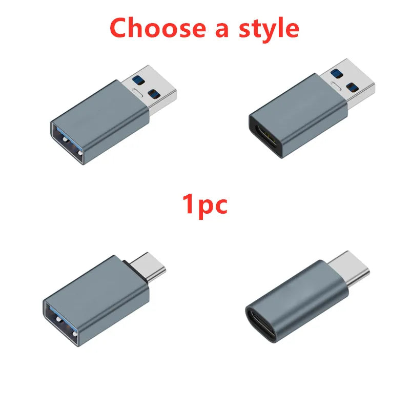 USB Data Blocker & USB C Data Blocker, USB-A to USB-A / USB-C to USB-C Data Blocker Adapter Only Charge, Protect data security